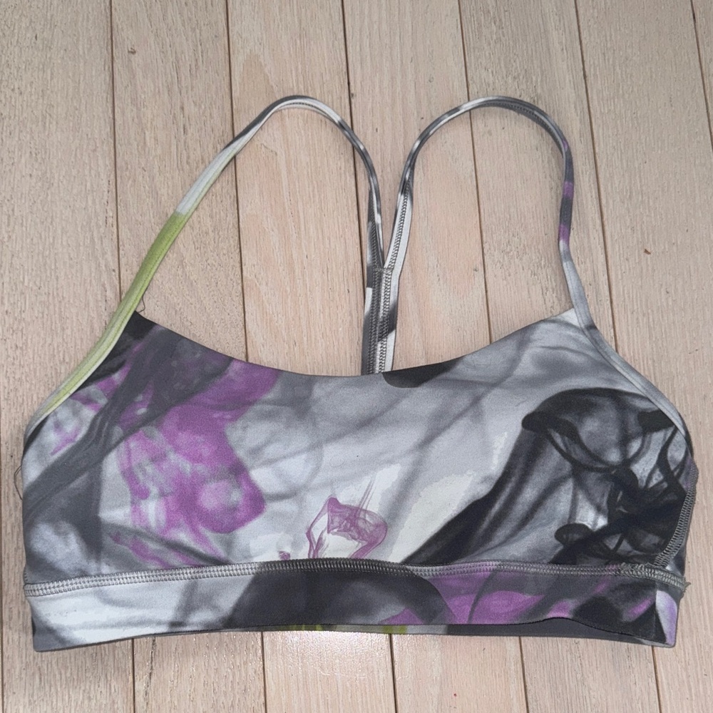 Lululemon Athletica Women’s Purple and Gray Sports Bra